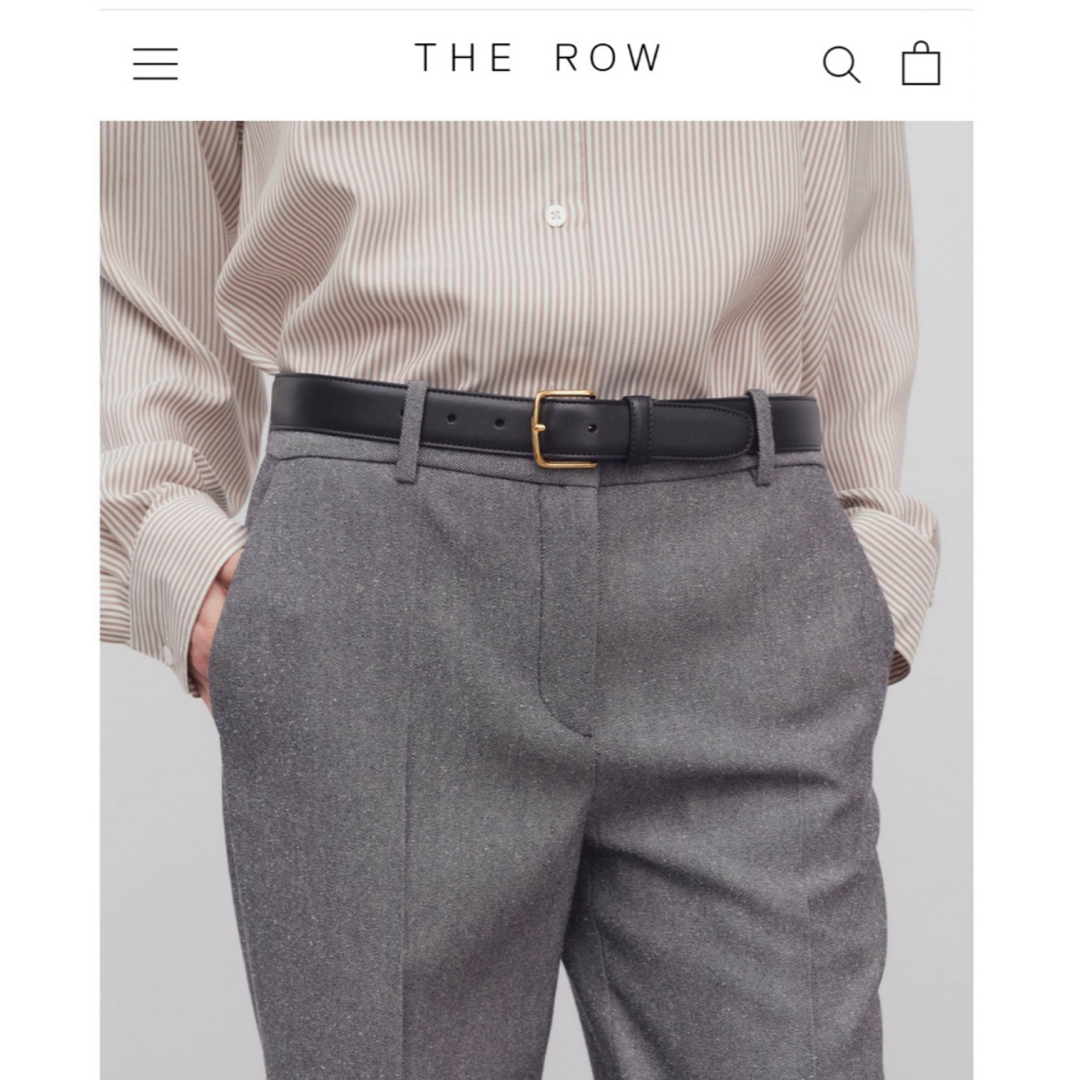 ザロウ 黒ベルト the row classic xs ザロウ 黒ベルト the row classic xs