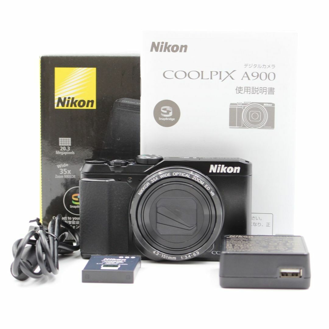 Nikon - ■新品同様■ Nikon COOLPIX A900 ブラック デジタルカメラ