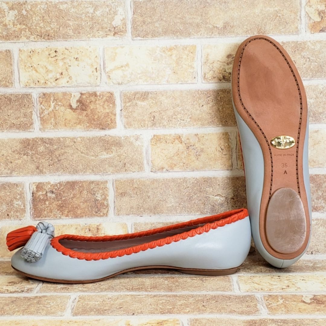 LOEWE - 美品 ロエベ ☆ ナッパレザー タッセル バイカラー LOEWE - 美品 ロエベ ☆ ナッパレザー タッセル バイカラー