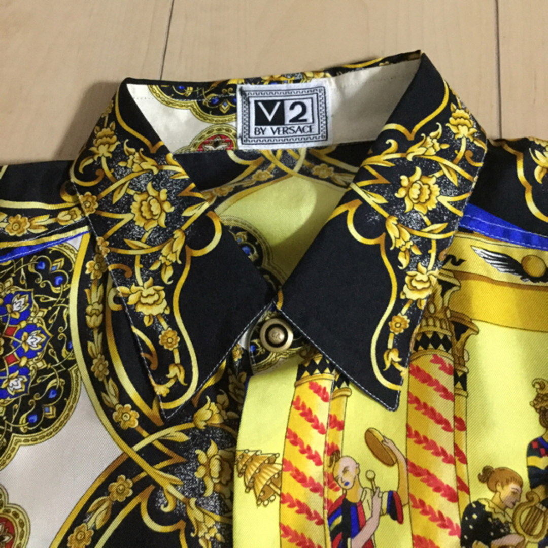 Gianni Versace - versace ヴェルサーチ シルクシャツベルサーチ Gianni Versace - versace ヴェルサーチ シルクシャツベルサーチ