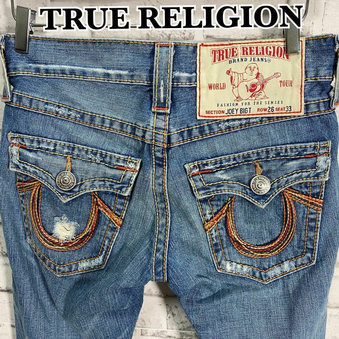レア】TRUE RELIGION JOEY BIG T フレア ブーツカット パンツ レア】TRUE RELIGION JOEY BIG T フレア ブーツカット パンツ