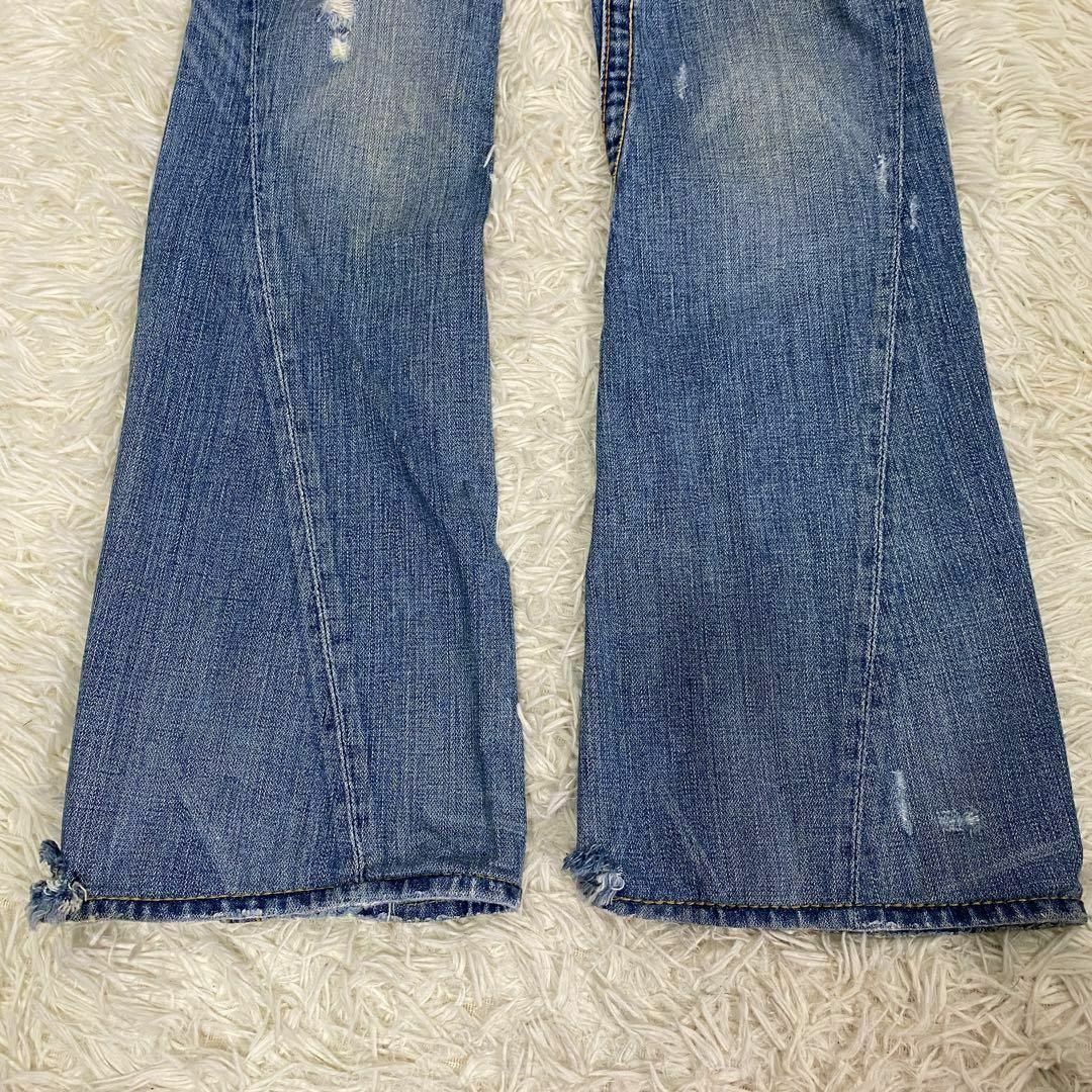 レア】TRUE RELIGION JOEY BIG T フレア ブーツカット パンツ レア】TRUE RELIGION JOEY BIG T フレア ブーツカット パンツ