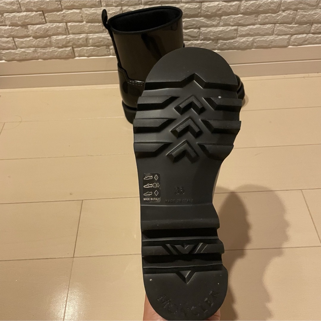 MONCLER - 新品*モンクレール*レインブーツ*36*23センチ*黒 MONCLER - 新品*モンクレール*レインブーツ*36*23センチ*黒