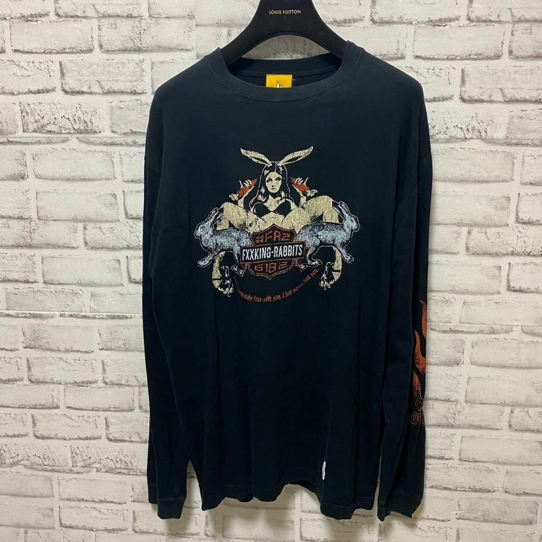 FR2 - 【入手困難】FR2 HARLEY DAVIDSON ファッキンラビッツ Lの FR2 - 【入手困難】FR2 HARLEY DAVIDSON ファッキンラビッツ Lの