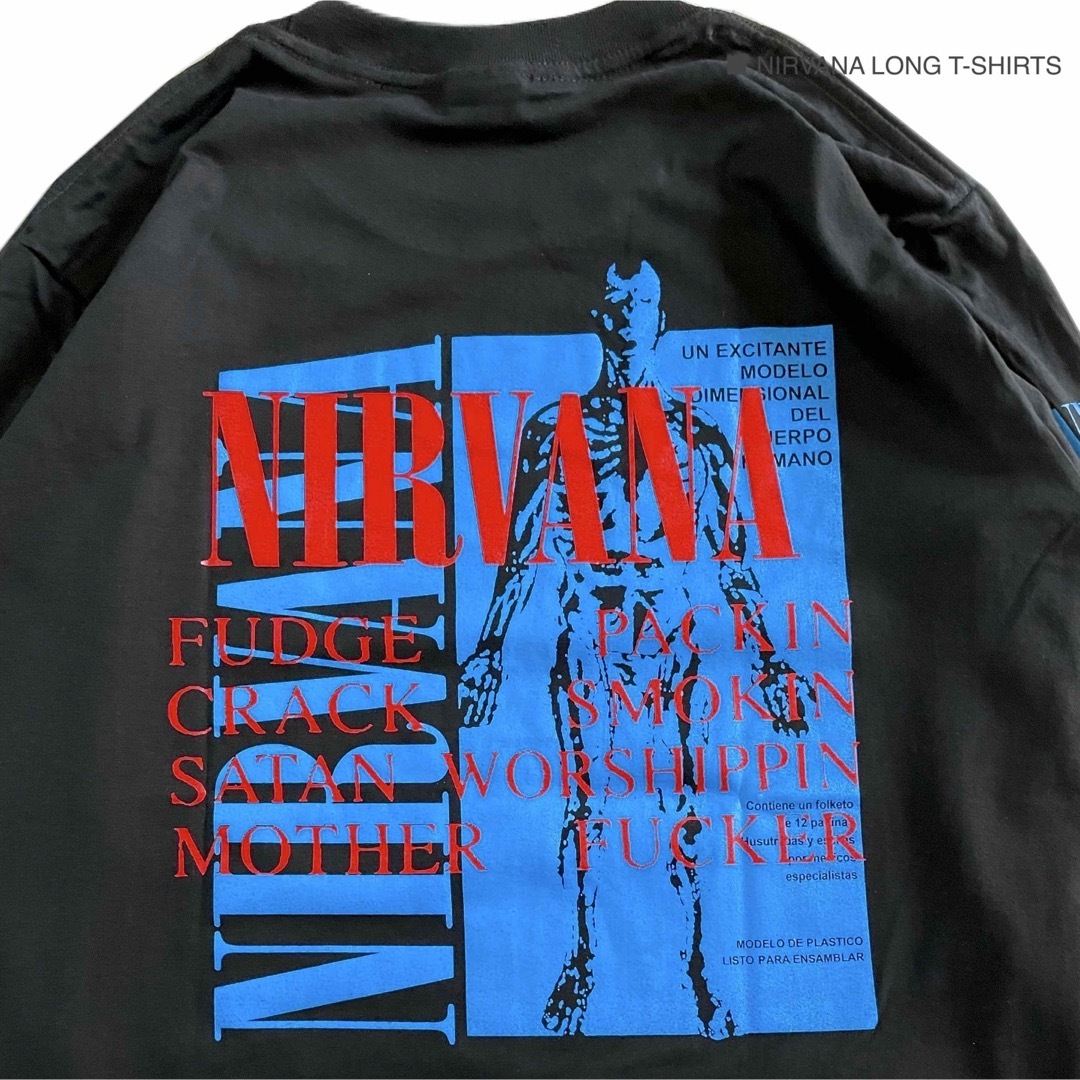 残りわずか】 ニルヴァーナ NIRVANA - TEE MUSIC Lサイズ ロング 残りわずか】 ニルヴァーナ NIRVANA - TEE MUSIC Lサイズ ロング