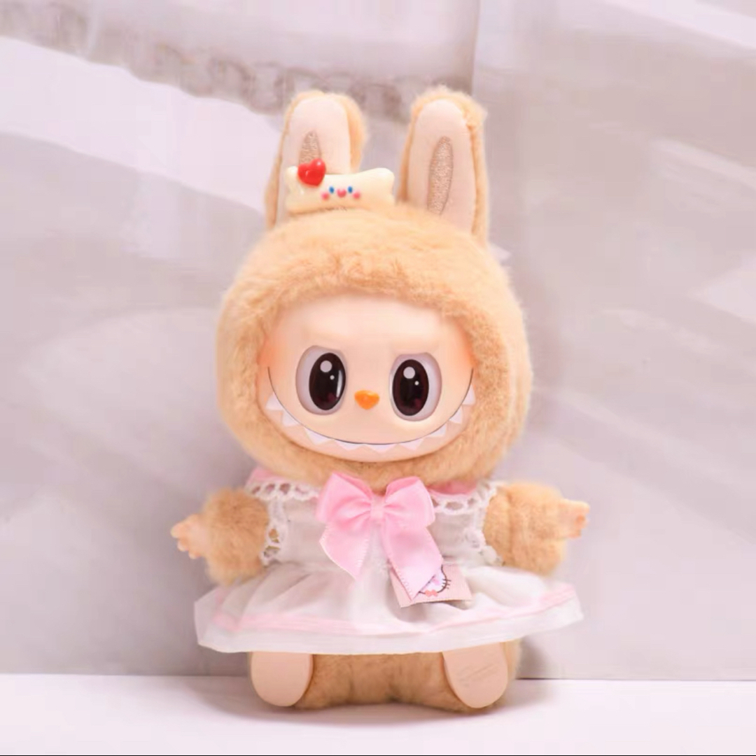 新品2点セット ワンピースlabubuラブブぬいぐるみ服17cm着せ替え 新品2点セット ワンピースlabubuラブブぬいぐるみ服17cm着せ替え