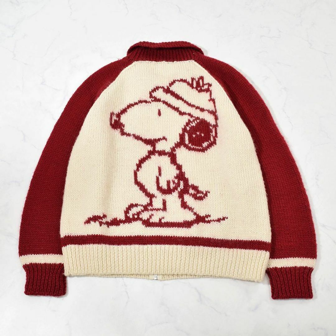 希少 ヴィンテージ PEANUTS スヌーピー ウール カウチン ニット 希少 ヴィンテージ PEANUTS スヌーピー ウール カウチン ニット