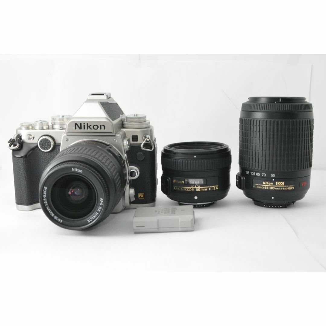 シャッター回数12,130☆良品☆ニコン NIKON Df トリプルレンズ シャッター回数12,130☆良品☆ニコン NIKON Df トリプルレンズ