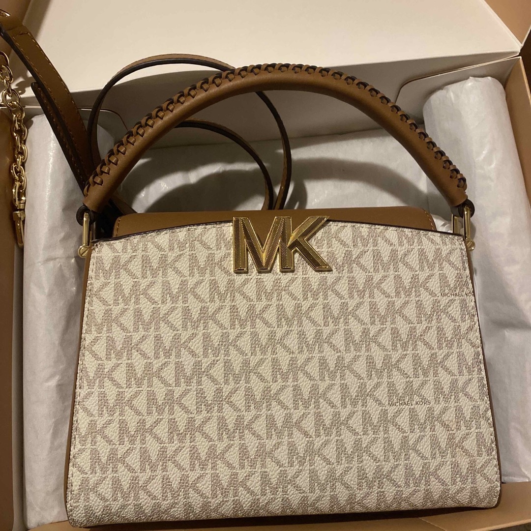 MICHAEL KORS - 新品未使用 箱付き KARLIE トップハンドル MICHAEL KORS - 新品未使用 箱付き KARLIE トップハンドル