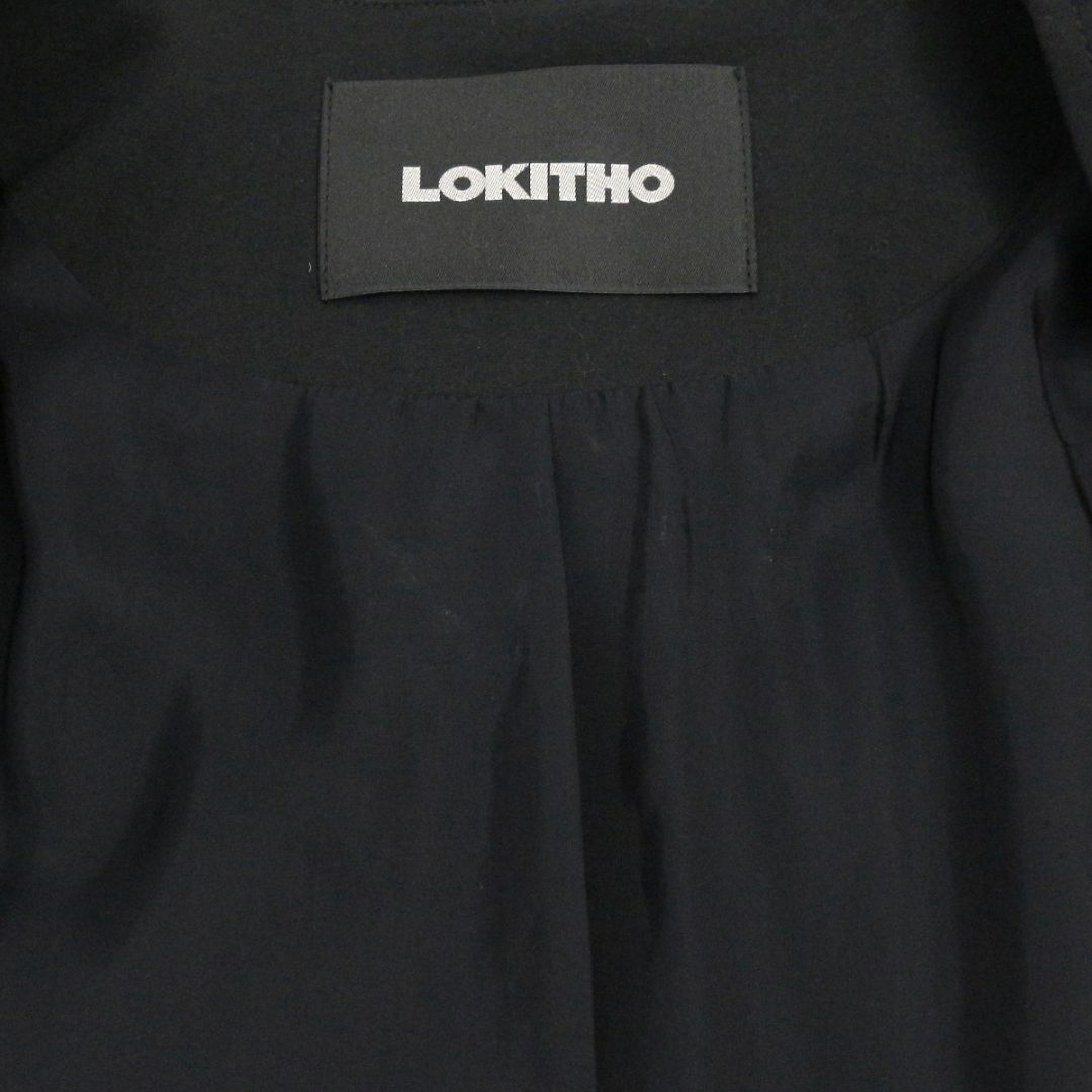 LOKITHO ロキト 23AW コード刺繍ノーカラーコート LOKITHO ロキト 23AW コード刺繍ノーカラーコート