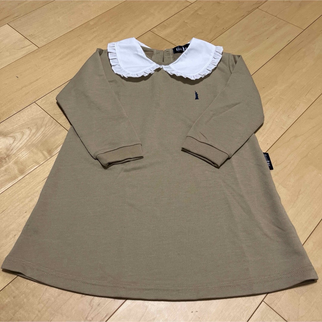 EASTBOY(イーストボーイ)のEASTBOY フリル襟つきワンピース キッズ/ベビー/マタニティのキッズ服女の子用(90cm~)(ワンピース)の商品写真