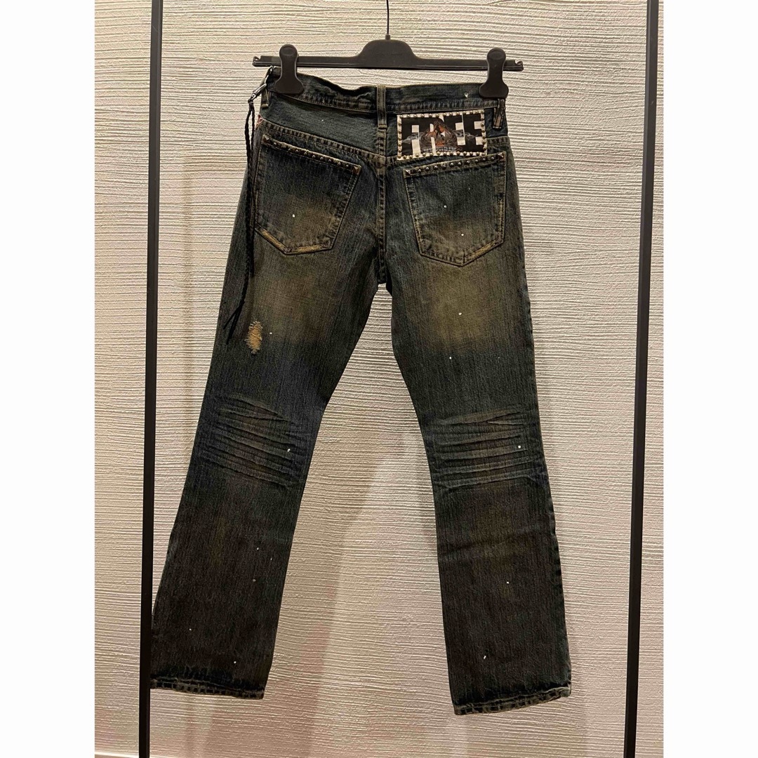 00s RIOT japanese label flare denim デニム パンツ 00s RIOT japanese label flare denim デニム パンツ