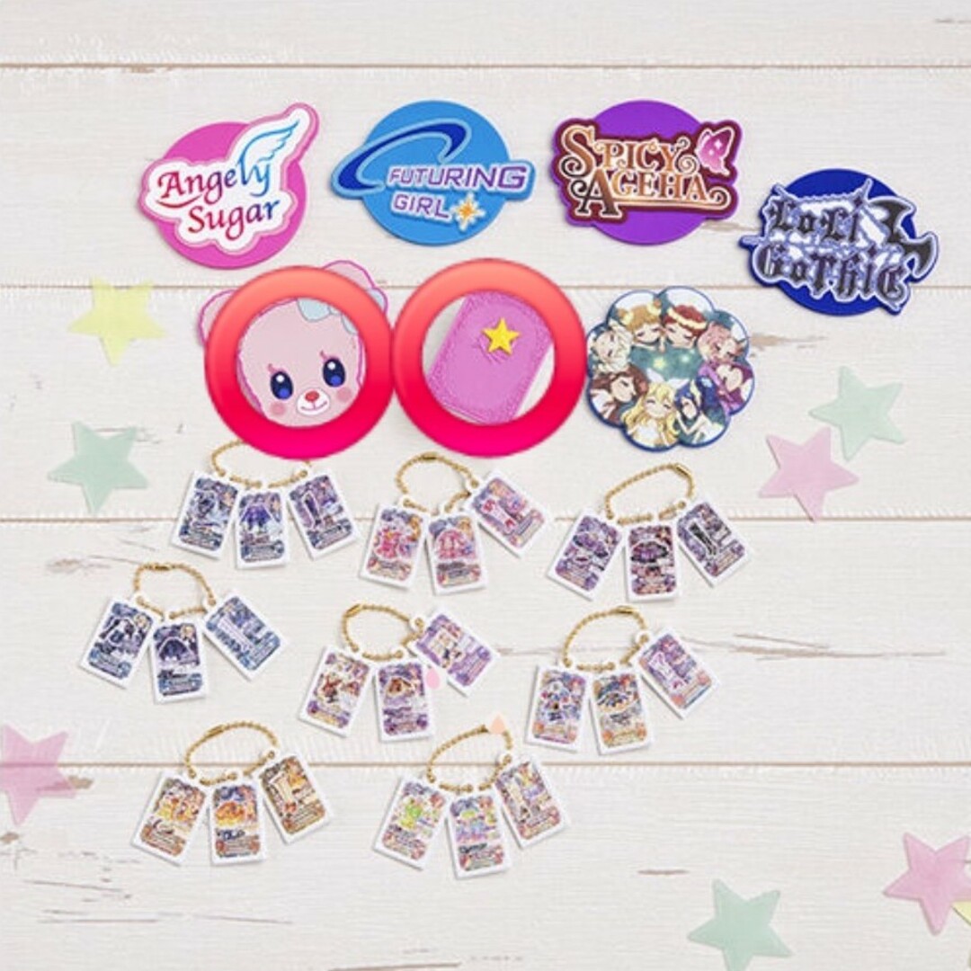 アイカツ!グッズコレクション カードミニチュアチャーム ラバー アイカツ!グッズコレクション カードミニチュアチャーム ラバー