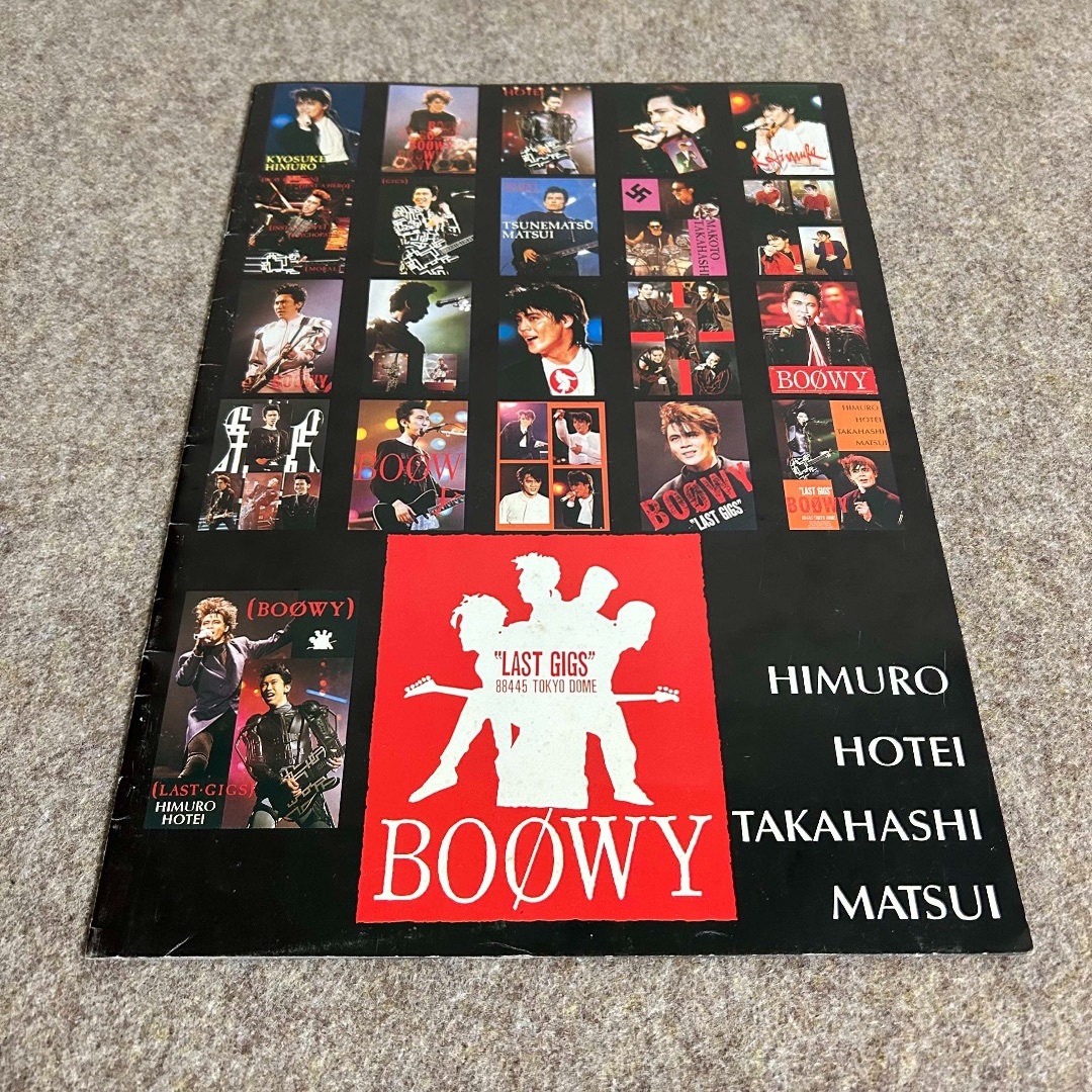 絶版本】BOOWY ボウイ ポスターブック 氷室 布袋 LAST GIGSの 絶版本】BOOWY ボウイ ポスターブック 氷室 布袋 LAST GIGSの