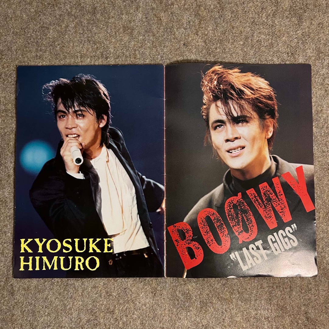 絶版本】BOOWY ボウイ ポスターブック 氷室 布袋 LAST GIGSの 絶版本】BOOWY ボウイ ポスターブック 氷室 布袋 LAST GIGSの