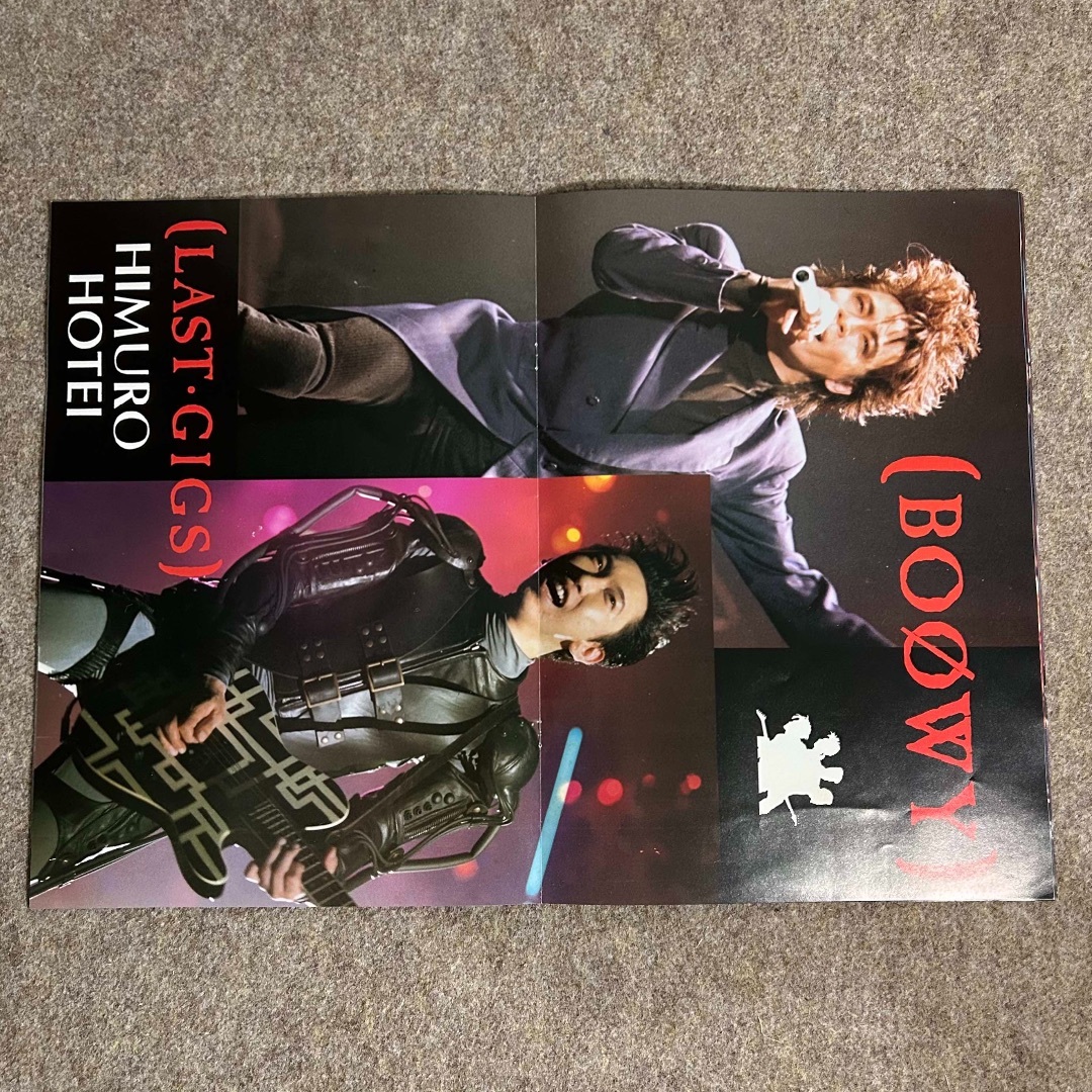 絶版本】BOOWY ボウイ ポスターブック 氷室 布袋 LAST GIGSの 絶版本】BOOWY ボウイ ポスターブック 氷室 布袋 LAST GIGSの