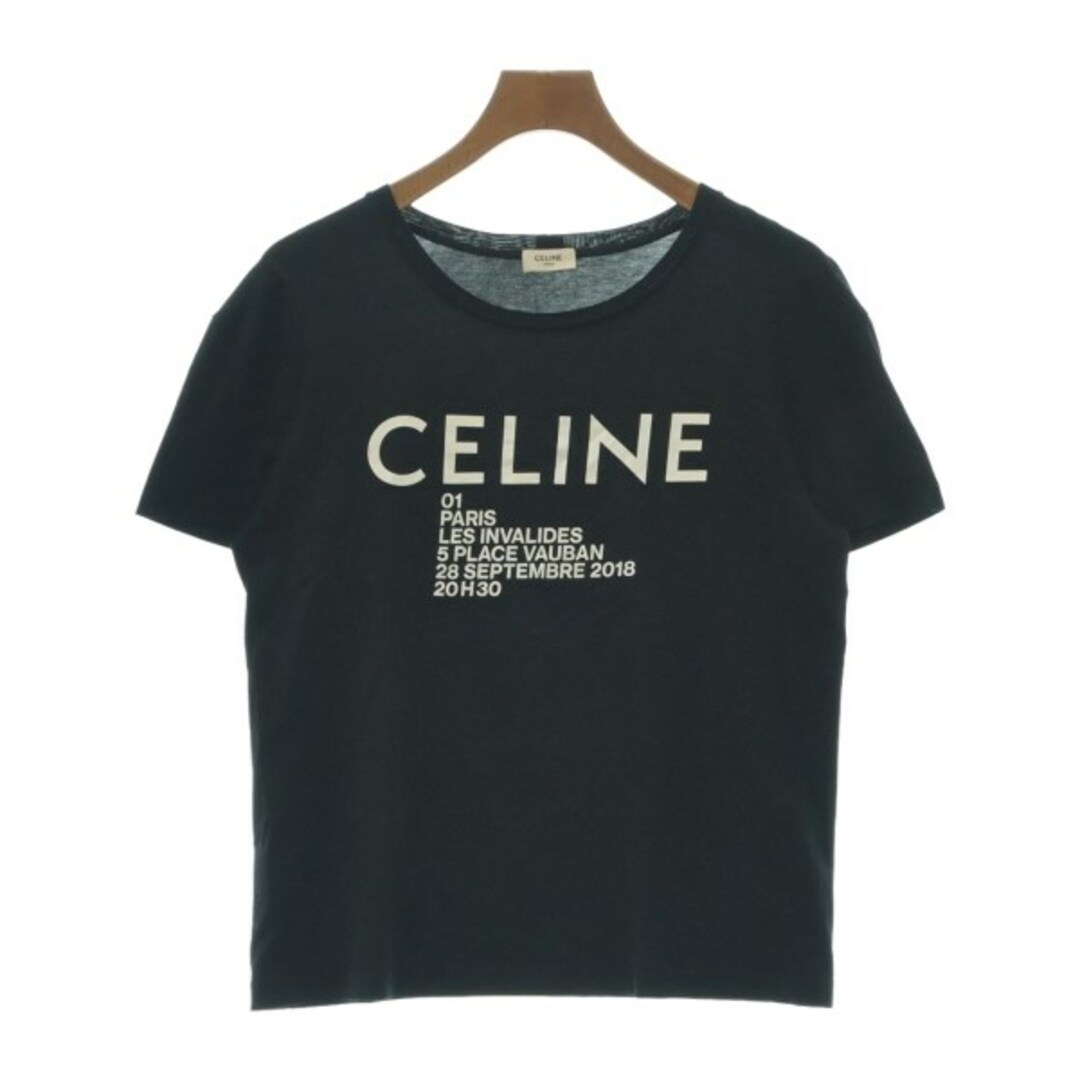 CELINE セリーヌ Tシャツ・カットソー S 黒 【古着】 CELINE セリーヌ Tシャツ・カットソー S 黒 【古着】