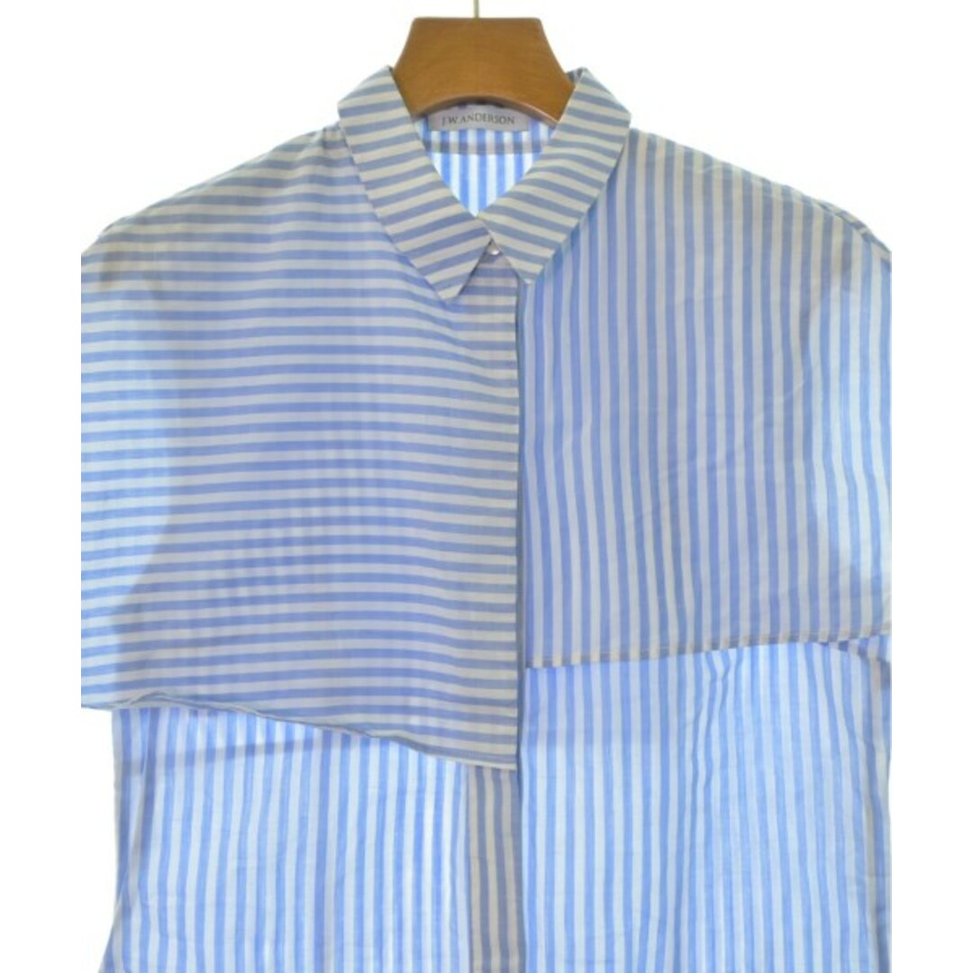 J.W.ANDERSON - JW Anderson ワンピース 36(XS位) 青x白 J.W.ANDERSON - JW Anderson ワンピース 36(XS位) 青x白