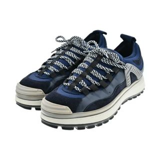ジョルジオアルマーニ(GIORGIO ARMANI)のGIORGIO ARMANI スニーカー 6(25cm位) 紺 【古着】【中古】(スニーカー)