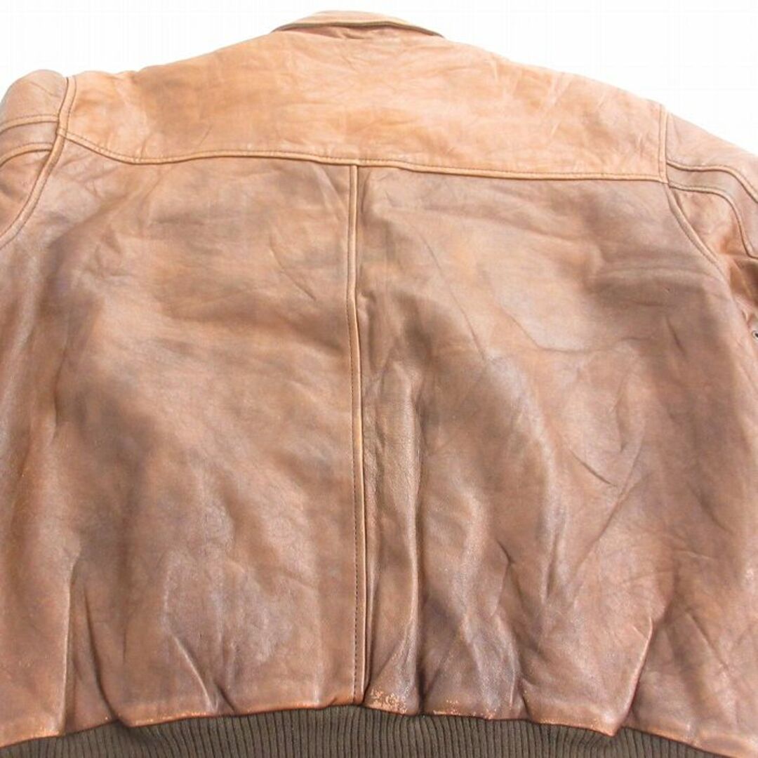 XL☆古着 セントジョンズベイ 長袖 レザー ジャケット メンズ 90 XL☆古着 セントジョンズベイ 長袖 レザー ジャケット メンズ 90