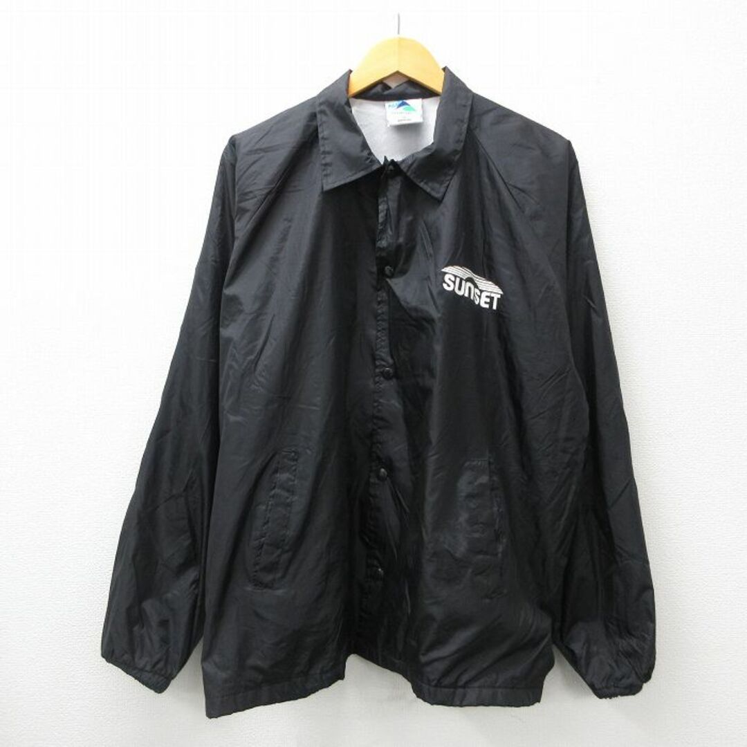 XL☆古着 長袖 ナイロン コーチジャケット メンズ 00年代 00s XL☆古着 長袖 ナイロン コーチジャケット メンズ 00年代 00s