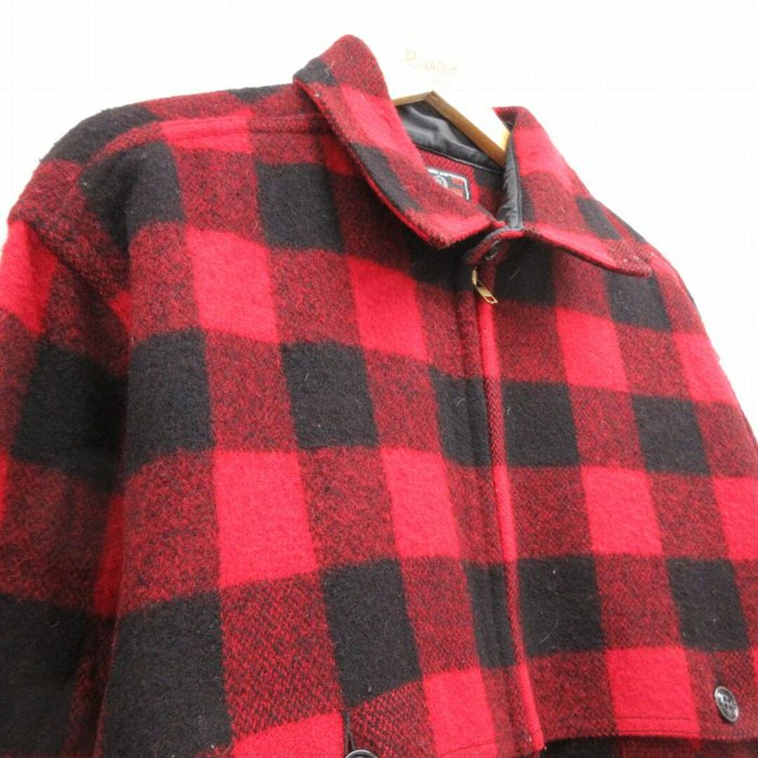 XL☆古着 ジョンソン JOHNSON 長袖 ウール ジャケット メンズ 90