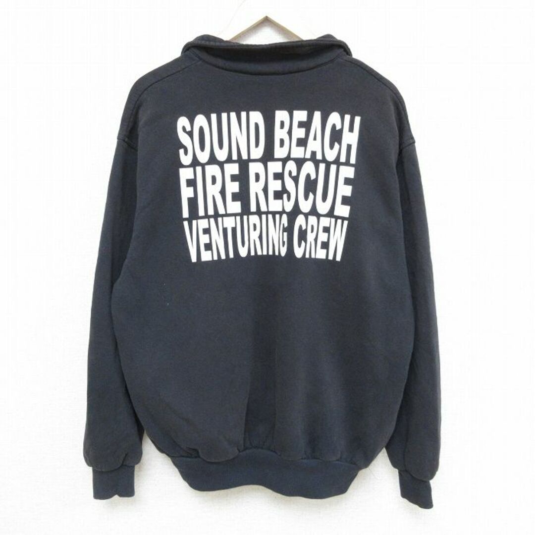 XL☆古着 長袖 ハーフジップ スウェット メンズ 90年代 90s XL☆古着 長袖 ハーフジップ スウェット メンズ 90年代 90s