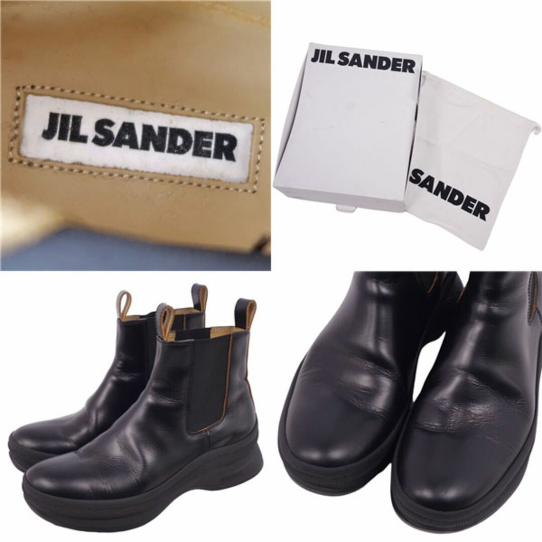 JIL SANDER - 美品 ジルサンダー JIL SANDER ブーツ ショート JIL SANDER - 美品 ジルサンダー JIL SANDER ブーツ ショート