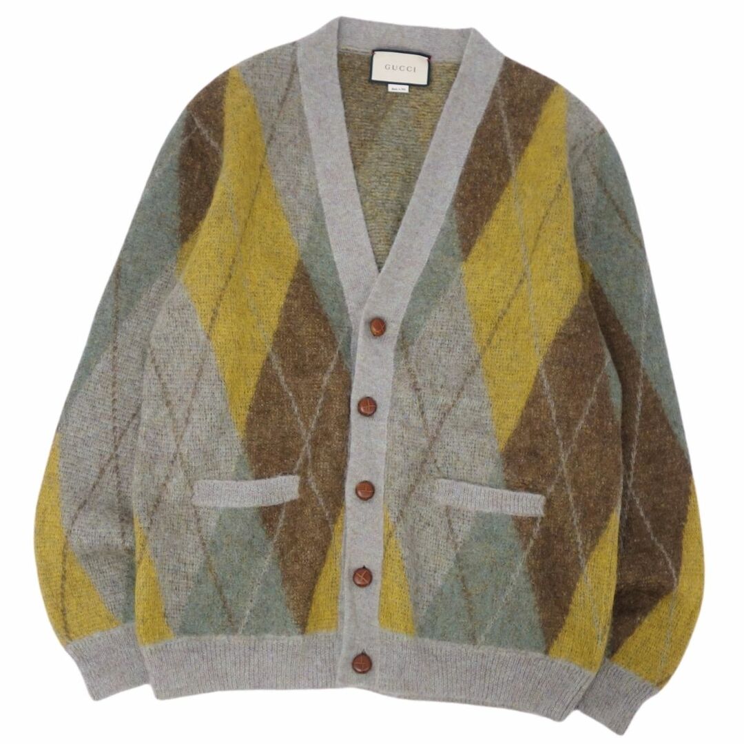 GUCCI - 極美品 グッチ GUCCI 20AW ニット カーディガン ロング GUCCI - 極美品 グッチ GUCCI 20AW ニット カーディガン ロング