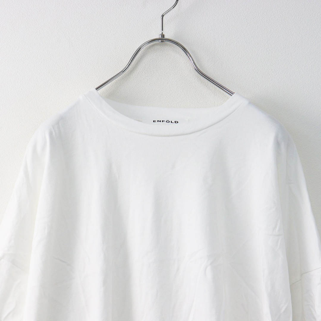 2024AW エンフォルド ENFOLD CURVE LAYERED-HEM T-SHIRT 38 2024AW エンフォルド ENFOLD CURVE LAYERED-HEM T-SHIRT 38