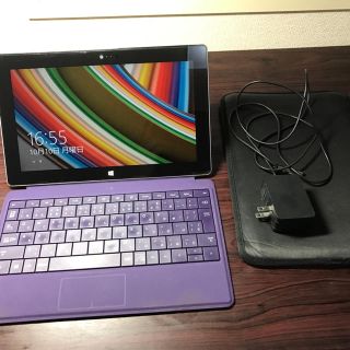 マイクロソフト(Microsoft)のSurface2 32GBタイプカバー2＋SD32GB＋ケース＋保護フィルム(タブレット)