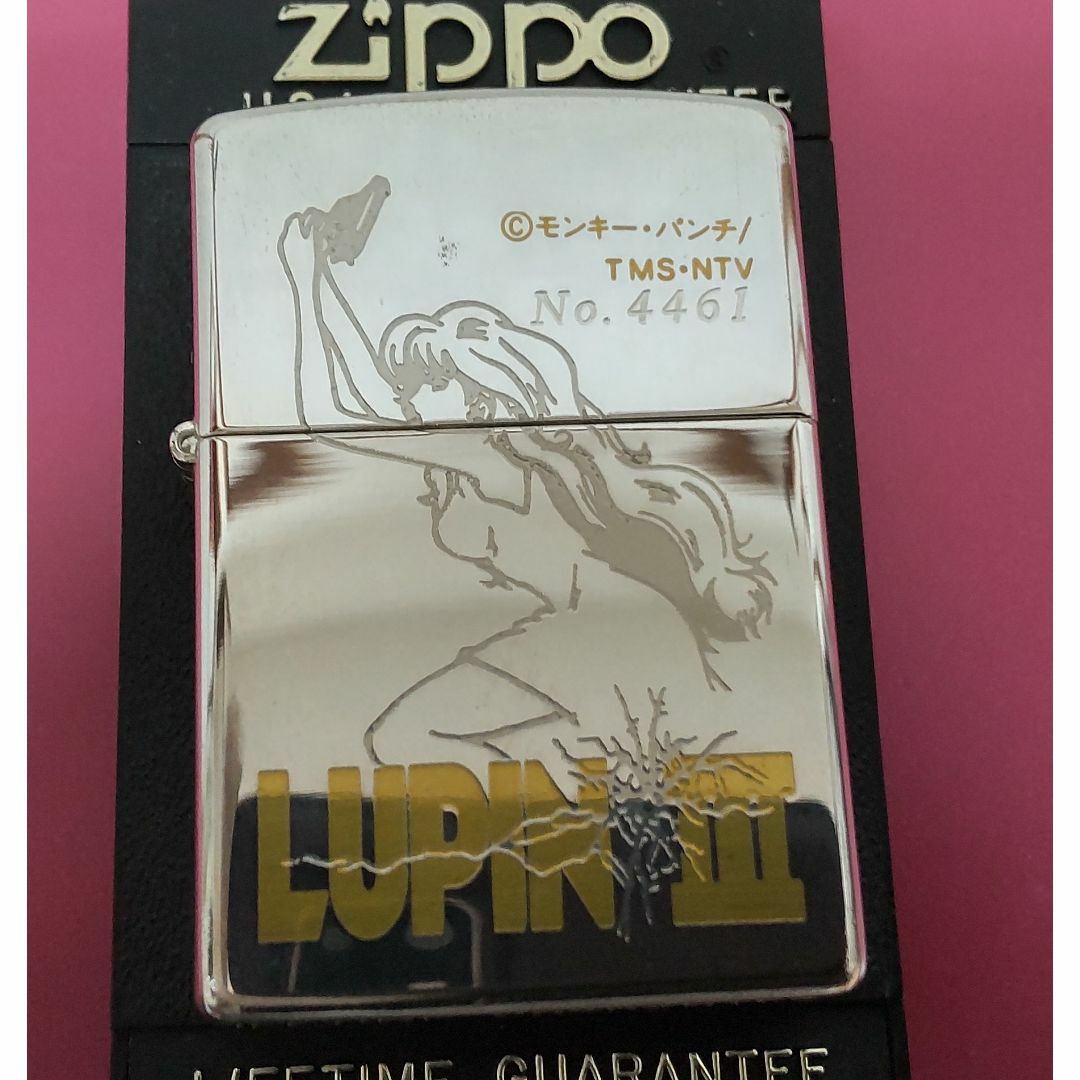 ZIPPO - 未使用　ZIPPO　ルパン三世　峰不二子 ｼﾘｱﾙ№付き　1996年