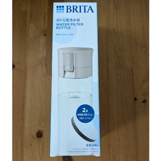 ブリタ(BRITA)のブリタ ボトル型浄水器 モーヴローズ 容量600ml カートリッジ 2個付き(タンブラー)
