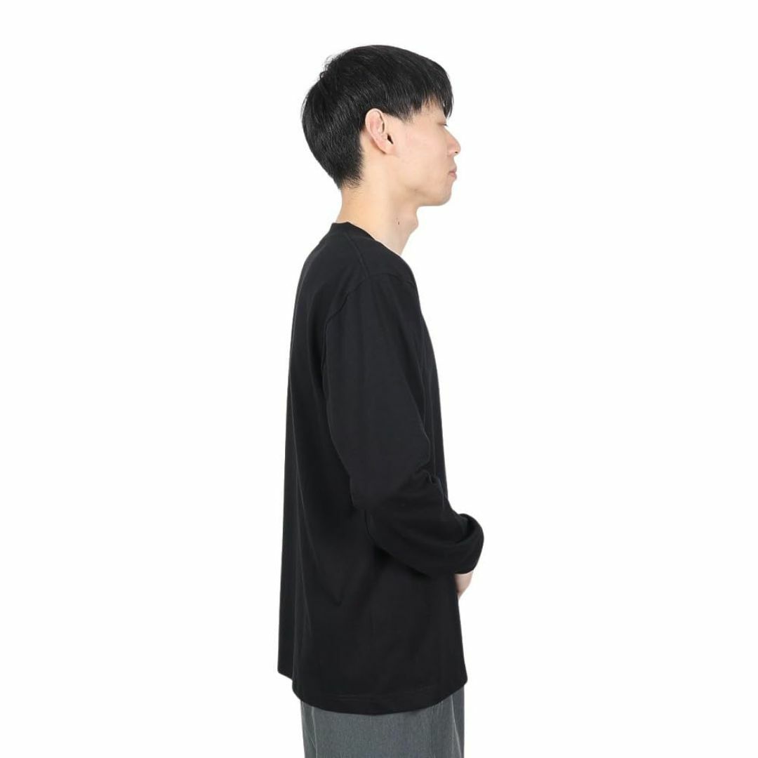 【色:ブラック_サイズ:L】[ヘインズ] ビーフィー ロングスリーブ Tシャツ  メンズのファッション小物(その他)の商品写真