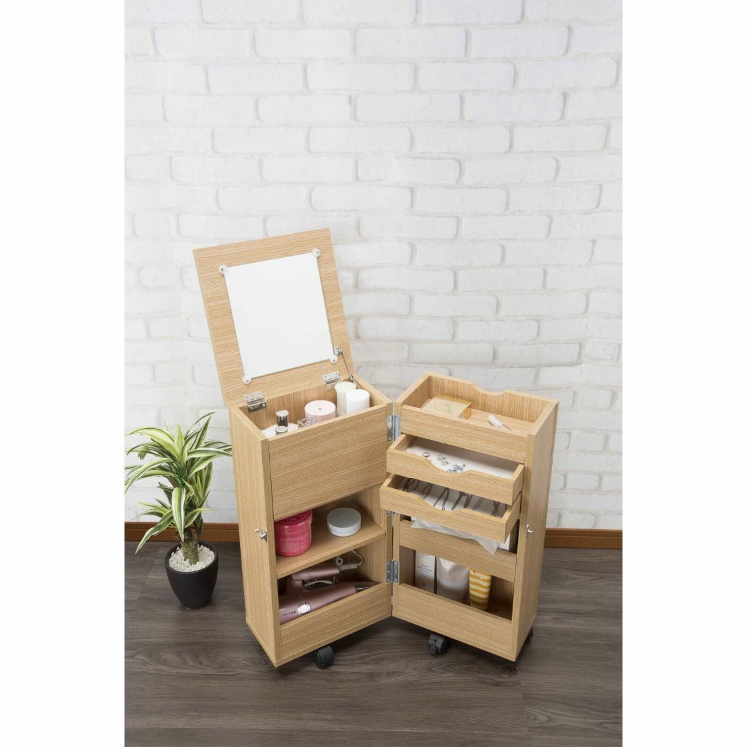 SH DR KGM ドレッサー 収納ワゴン ナチュラル 収納家具 SH DR KGM ドレッサー 収納ワゴン ナチュラル 収納家具