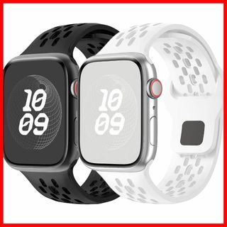 【2枚入り】 スポーツバンド コンパチブル アップルウォッチ バンド 46mm (その他)