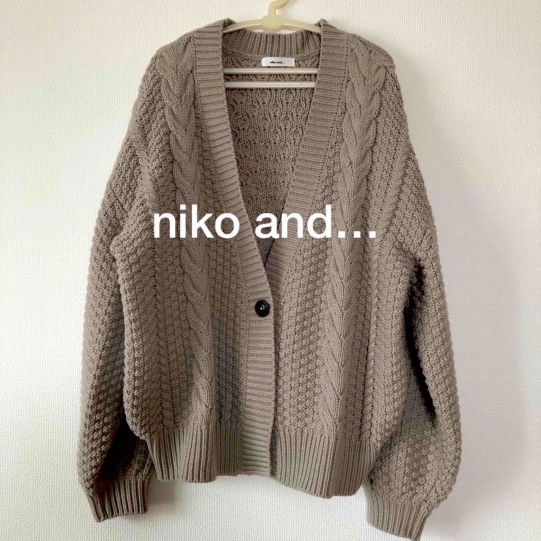niko and - ☆新品☆ニコアンド gymphlex カーディガンMの