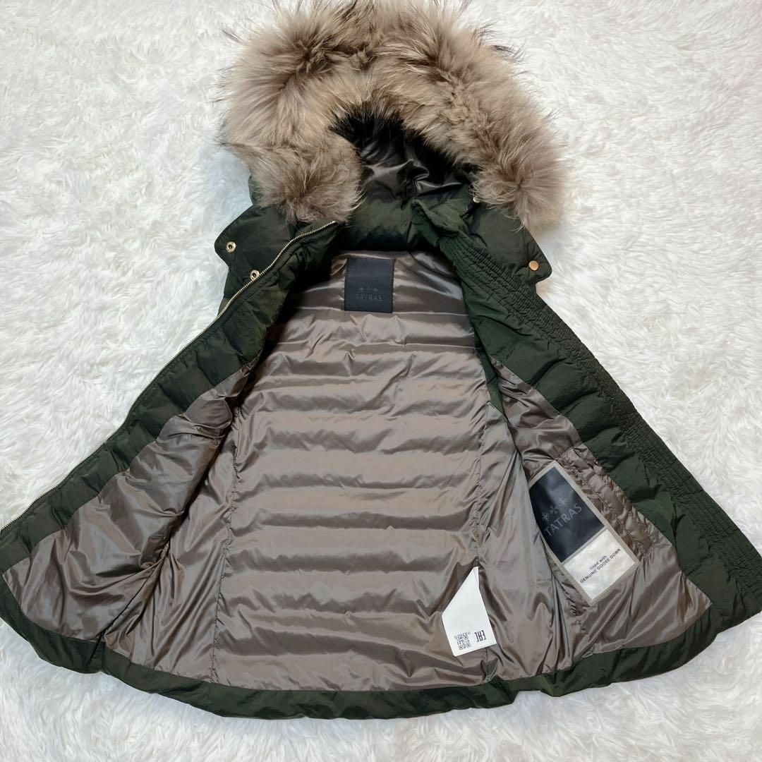 TATRAS - 極美品 タトラス カーキ ダウン ベスト 3WAY ラクーン TATRAS - 極美品 タトラス カーキ ダウン ベスト 3WAY ラクーン