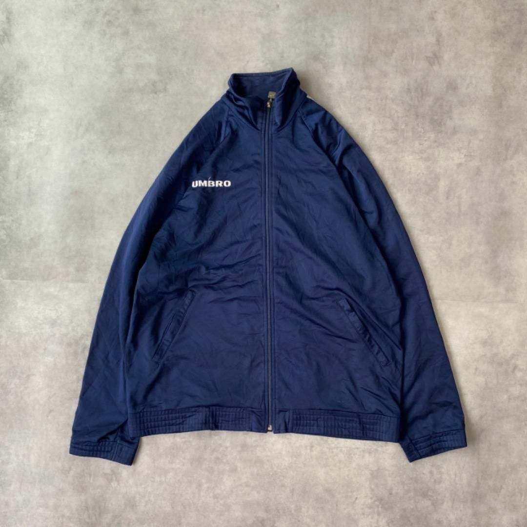 UMBRO - アンブロ トラックジャケット ネイビー 90s M 紺 白 UMBRO - アンブロ トラックジャケット ネイビー 90s M 紺 白