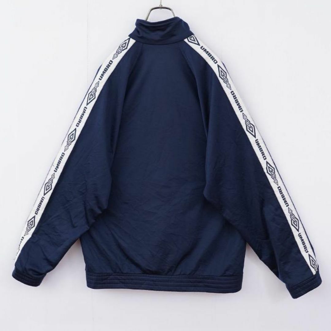 UMBRO - アンブロ トラックジャケット ネイビー 90s M 紺 白 UMBRO - アンブロ トラックジャケット ネイビー 90s M 紺 白