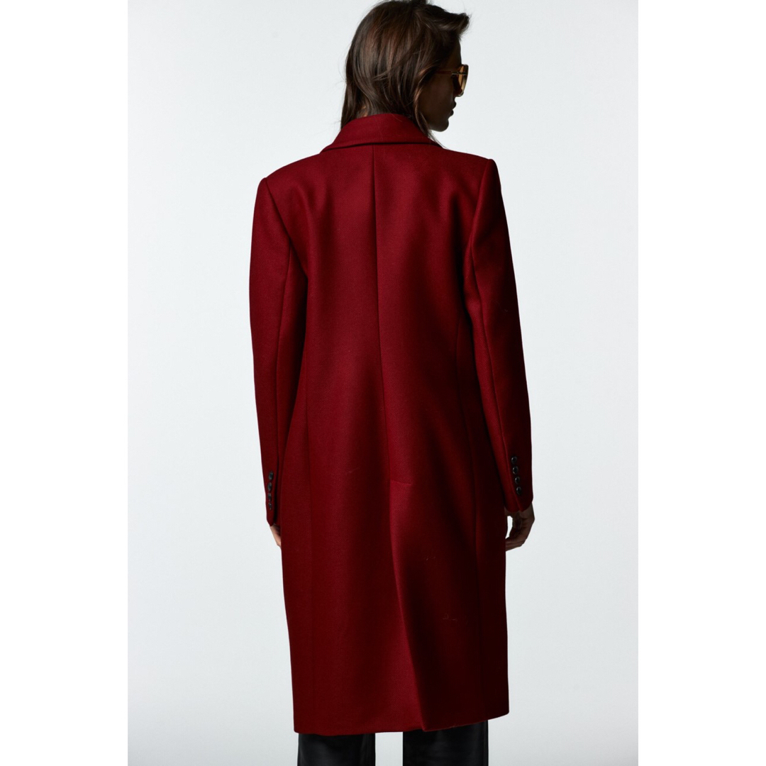 ZARA - 新品 ZARA ウール混紡ダブルブレスト仕様コート Mサイズ ZARA - 新品 ZARA ウール混紡ダブルブレスト仕様コート Mサイズ