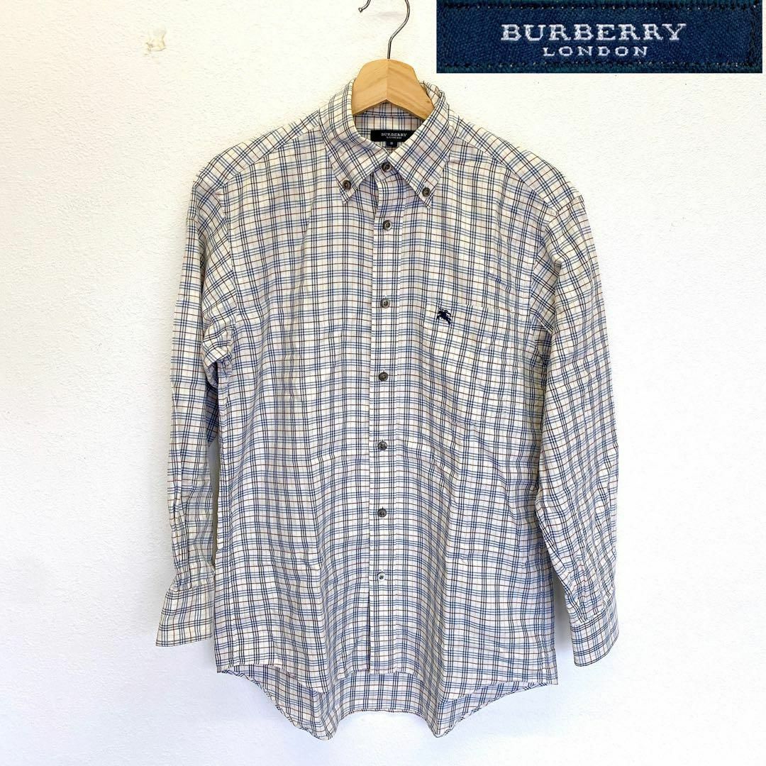 BURBERRY - 3710 美品 バーバリーロンドン メンズ 長袖シャツ BURBERRY - 3710 美品 バーバリーロンドン メンズ 長袖シャツ