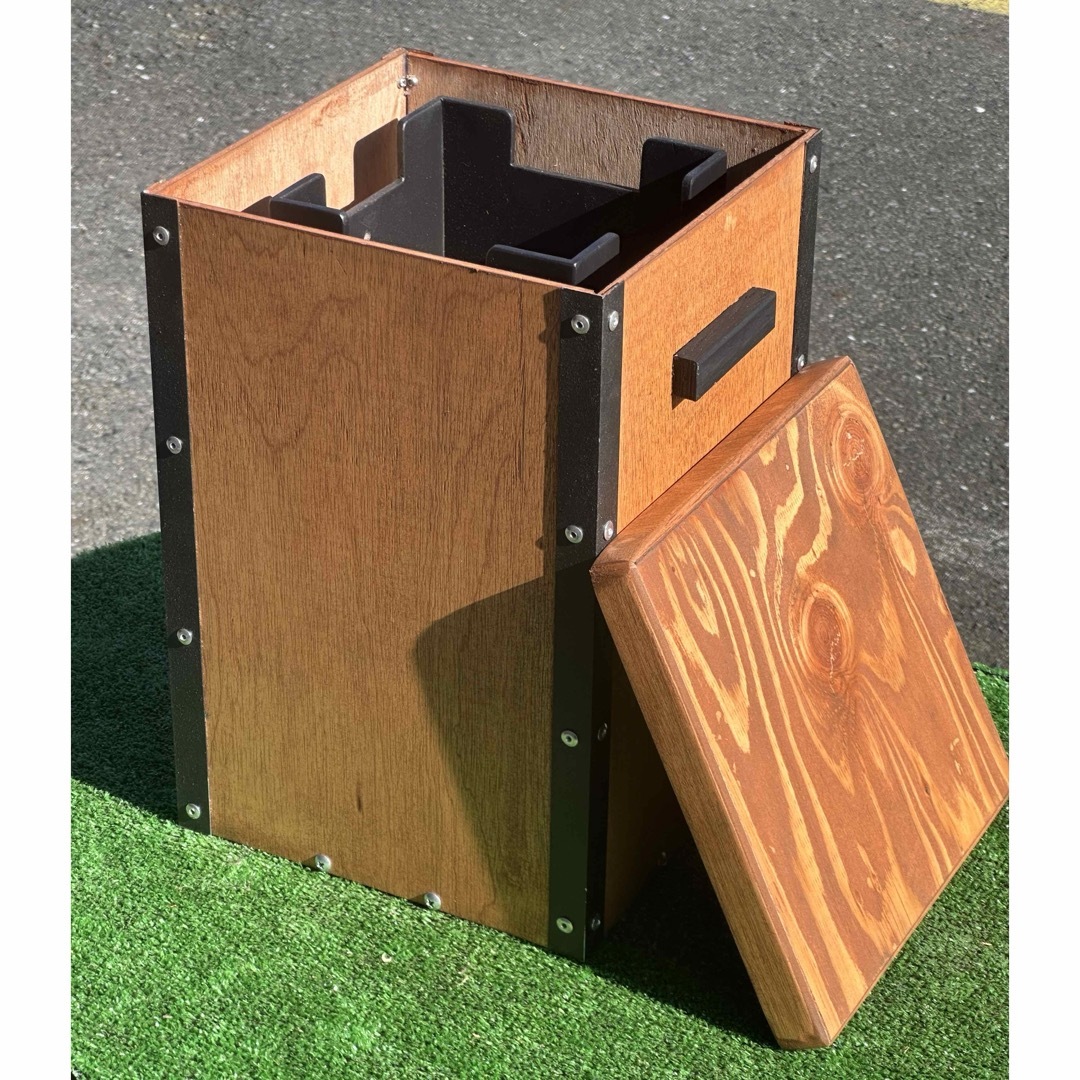 今なら専用木箱付 BBQコンロ FIRE PIT Castle シルバー焚き火台