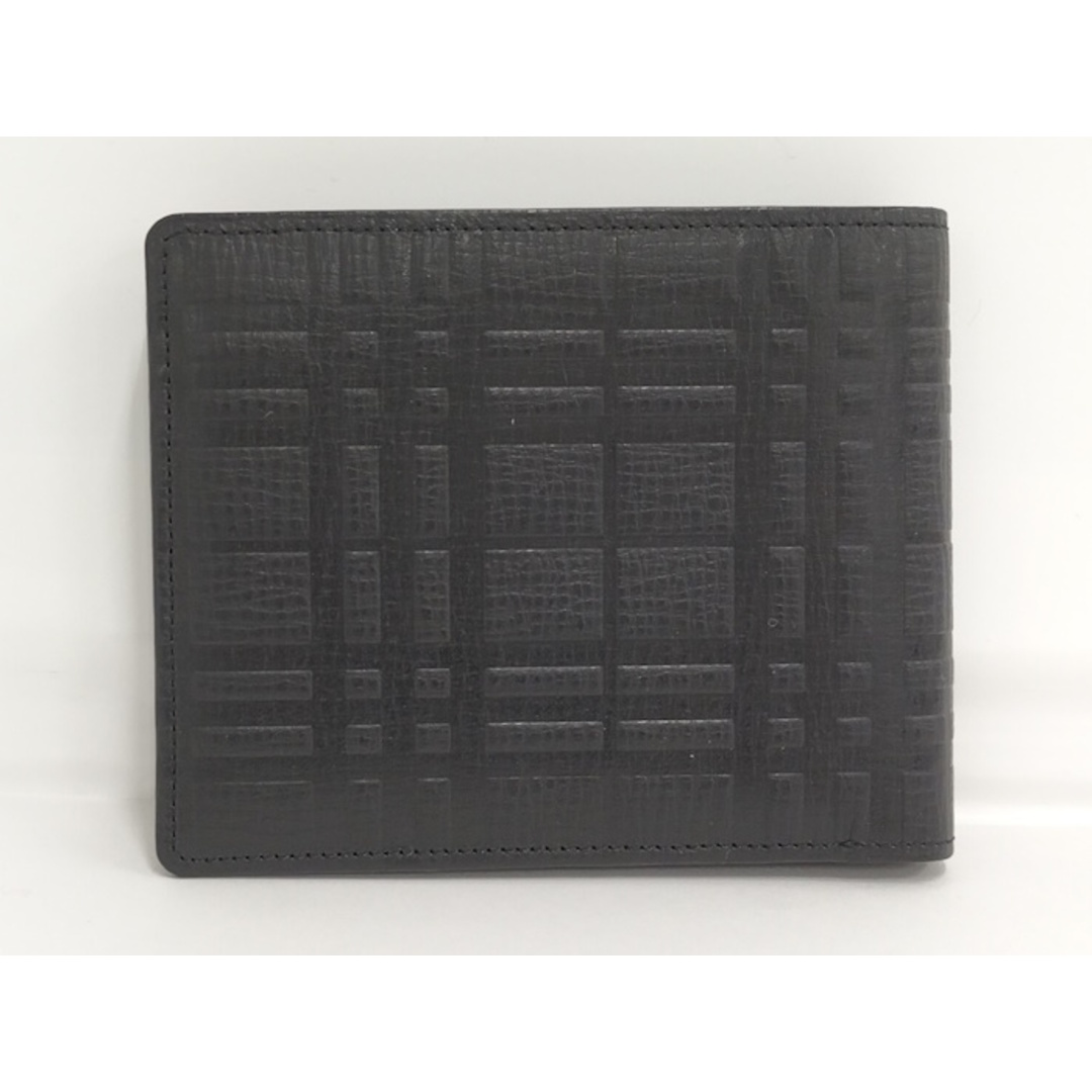 BURBERRY - BURBERRY 二つ折り財布 レザー ブラックの通販 by BURBERRY - BURBERRY 二つ折り財布 レザー ブラックの通販 by