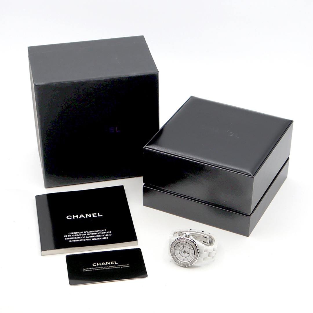 CHANEL - 電池交換済 CHANEL シャネル J12 33mm ダイヤベゼル CHANEL - 電池交換済 CHANEL シャネル J12 33mm ダイヤベゼル