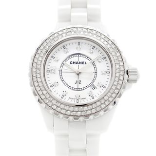 CHANEL - 電池交換済 CHANEL シャネル J12 33mm ダイヤベゼル CHANEL - 電池交換済 CHANEL シャネル J12 33mm ダイヤベゼル