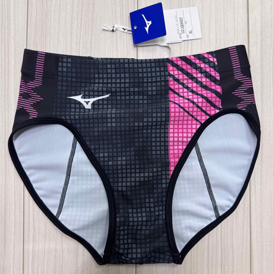 ミズノ 女子陸上ユニフォーム上下 XLサイズ ピンク×ブラック 新品 ミズノ 女子陸上ユニフォーム上下 XLサイズ ピンク×ブラック 新品