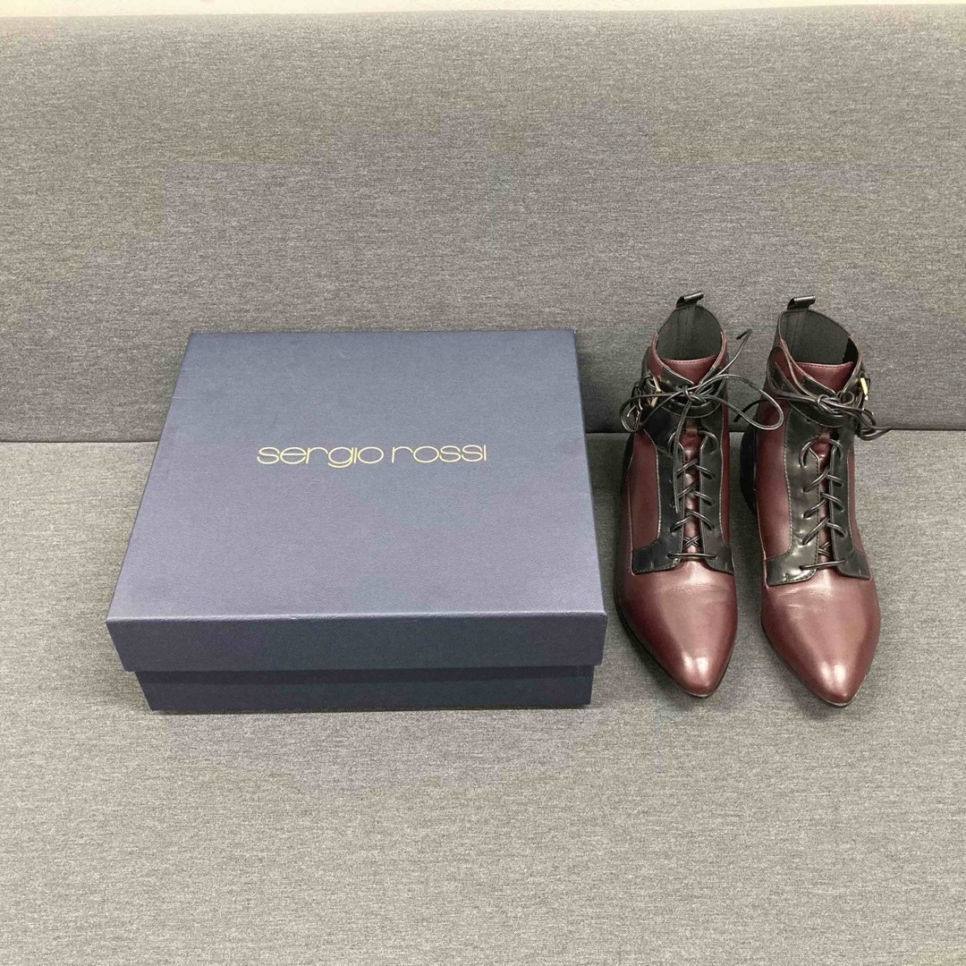 ◇美品◇Sergio Rossi セルジオロッシ ショートブーツ 36.5 箱有 ◇美品◇Sergio Rossi セルジオロッシ ショートブーツ 36.5 箱有