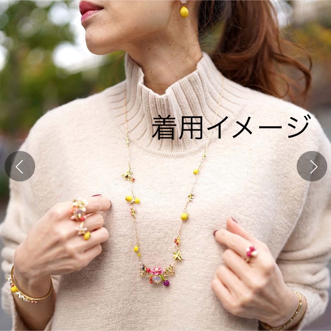 Les Nereides - 【中古】 レネレイド ロングネックレスの通販 by Les Nereides - 【中古】 レネレイド ロングネックレスの通販 by