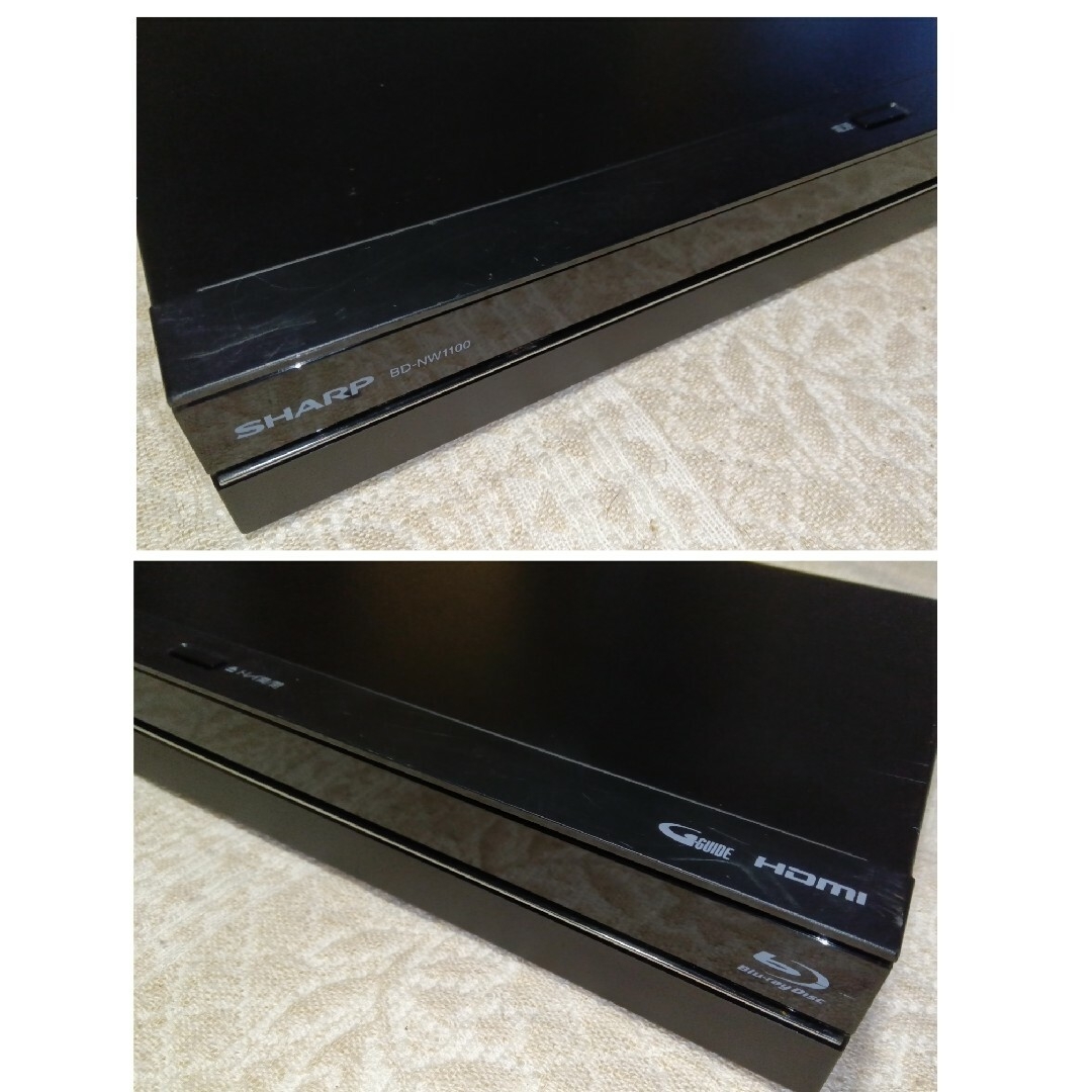 ☆シャープAQUOS.BDレコーダー/NW1100□大容量1TB/動作良好です。 ☆シャープAQUOS.BDレコーダー/NW1100□大容量1TB/動作良好です。